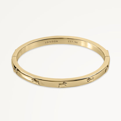 Radley London Gold Etched Bangle
