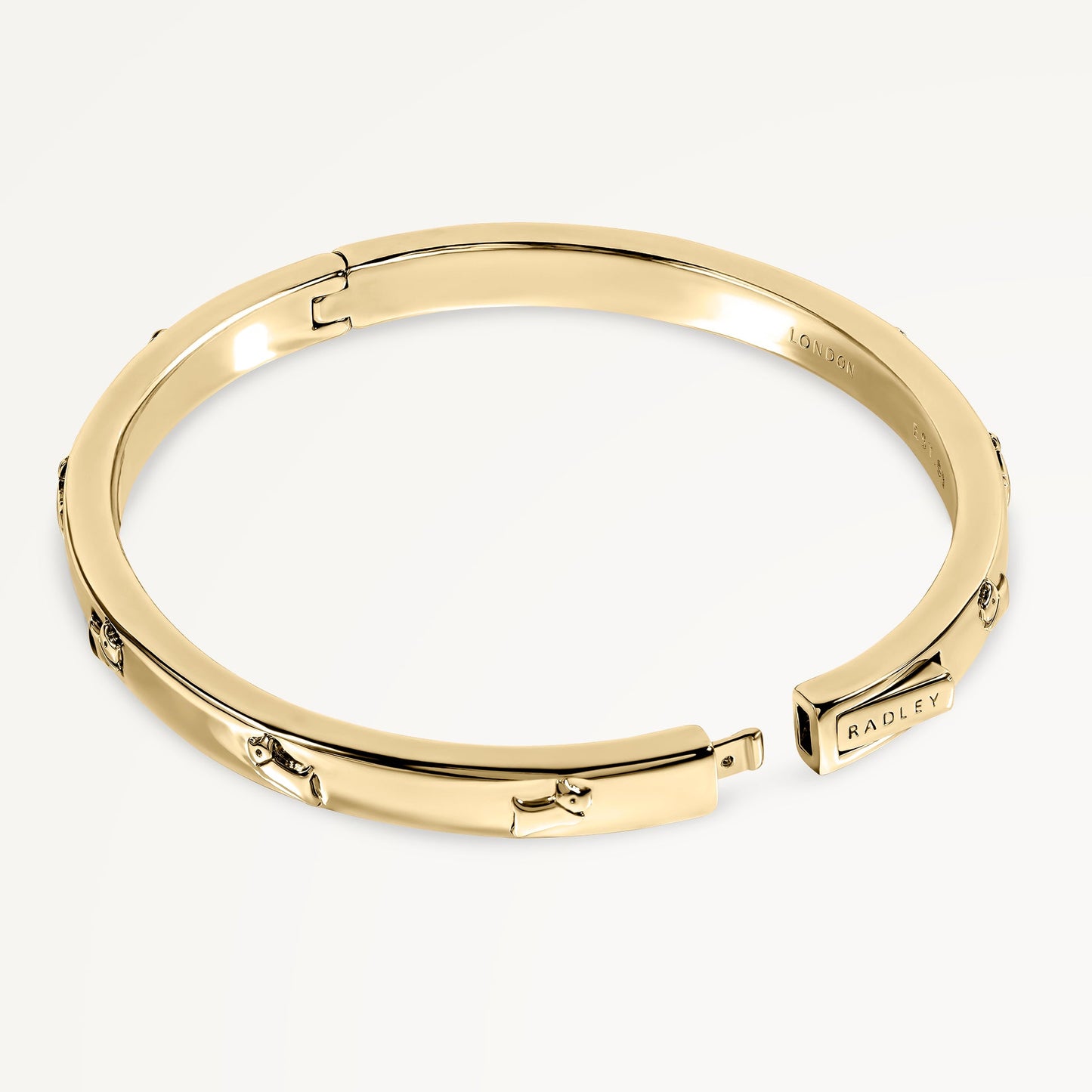 Radley London Gold Etched Bangle