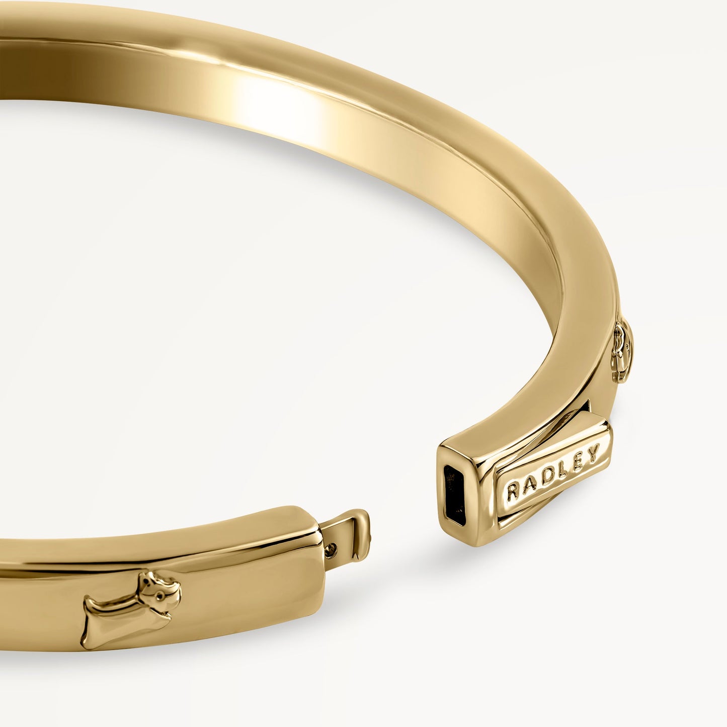 Radley London Gold Etched Bangle