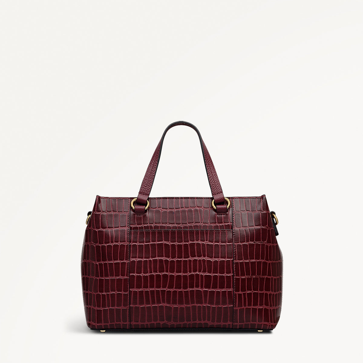 Radley London Eltham Mews Leather Small Ziptop Grab Bag in Merlot - 111962