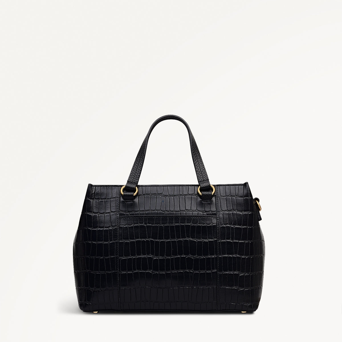 Radley London Eltham Mews Leather Small Ziptop Grab Bag in Black - 111961