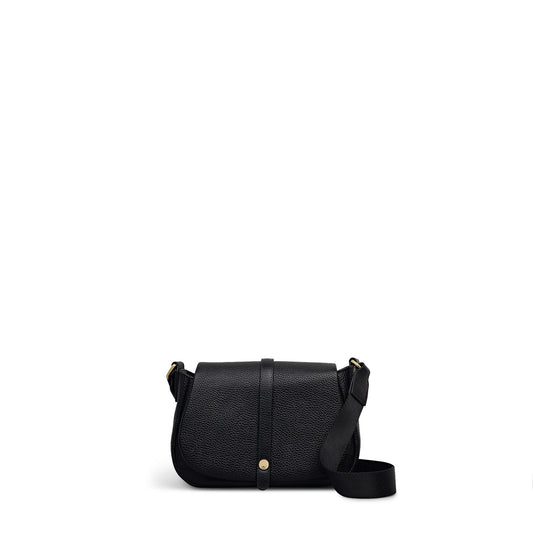 Radley London Lulworth Road Leather Mini Flapover Cross Body Bag in Black - 111947