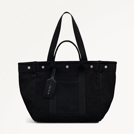 Radley London Black Large Open Top Tote