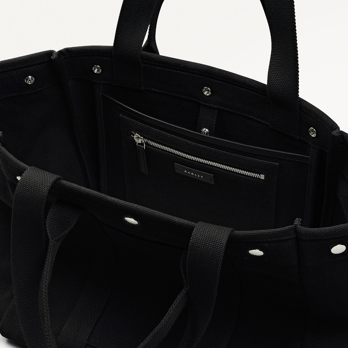 Radley London Black Large Open Top Tote