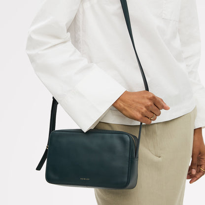 Radley London Teal Small Ziptop Cross Body