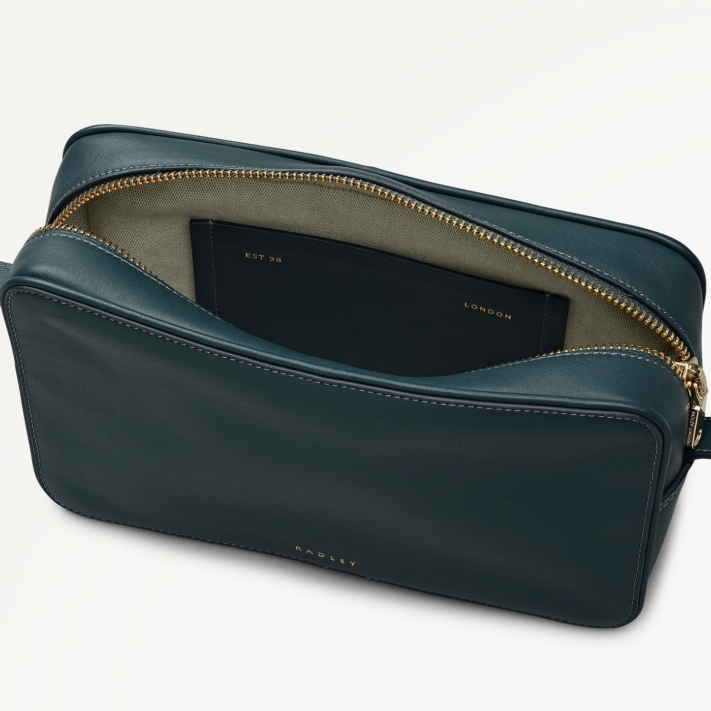 Radley London Teal Small Ziptop Cross Body