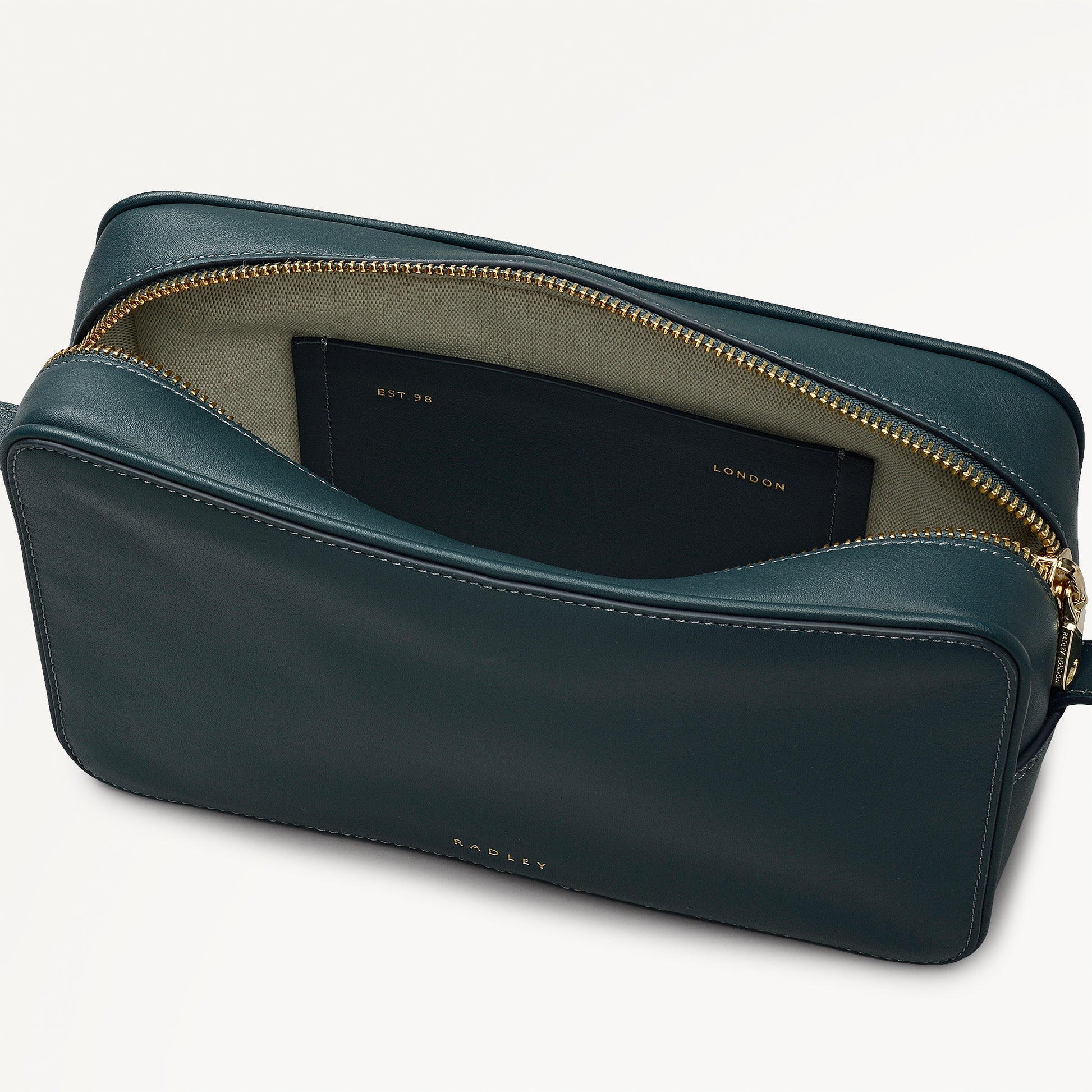Radley London Teal Small Ziptop Cross Body
