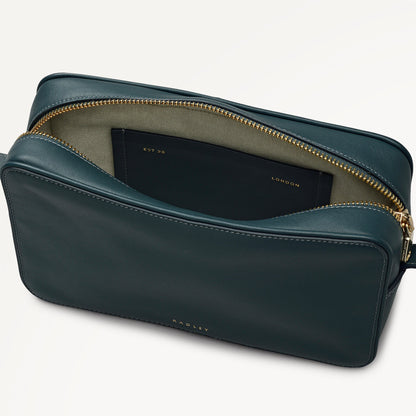 Radley London Teal Small Ziptop Cross Body