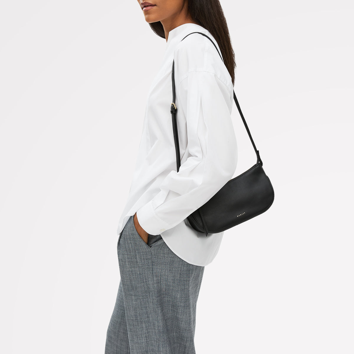 Radley London Black Small Ziptop Cross Body