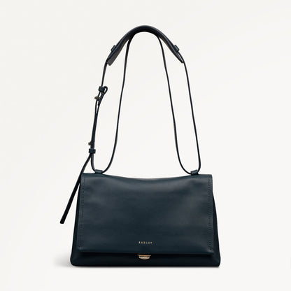 Radley London Teal Medium Flapover Shoulder