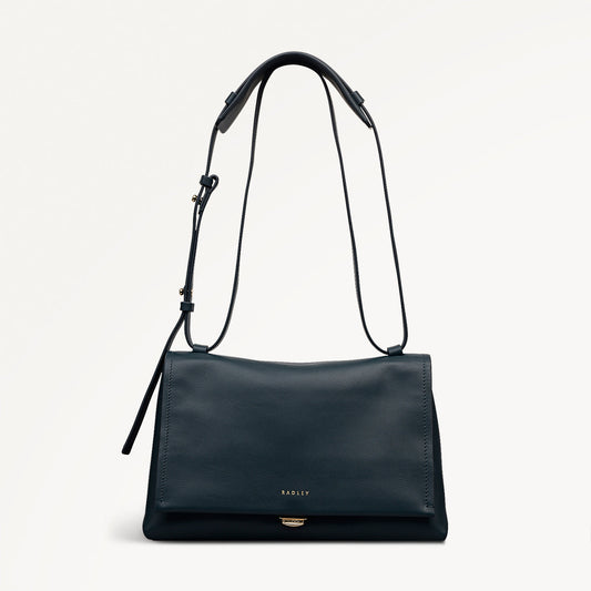 Radley London Teal Medium Flapover Shoulder