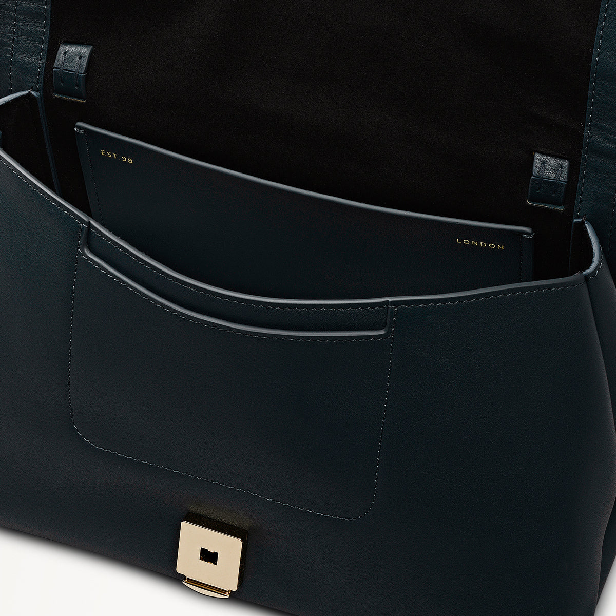 Radley London Teal Medium Flapover Shoulder