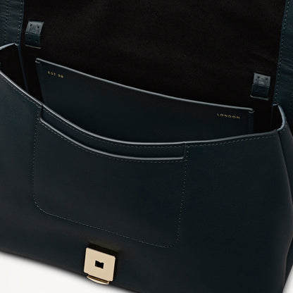 Radley London Teal Medium Flapover Shoulder