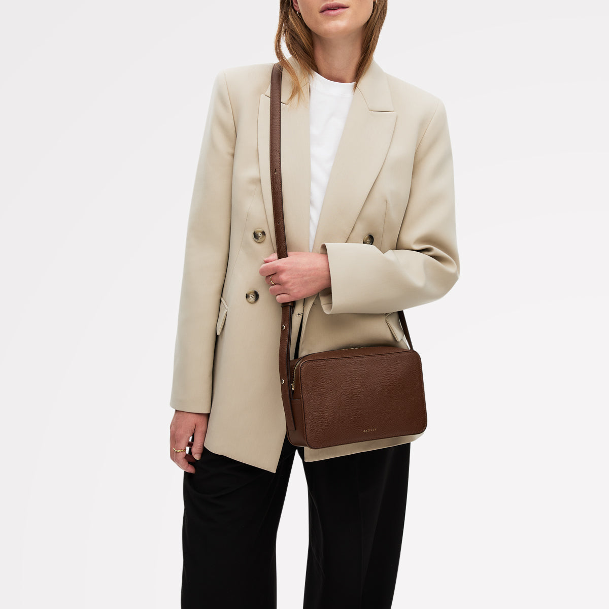 Radley London Chocolate Small Ziptop Cross Body