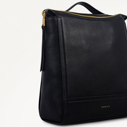 Radley London Black Small Ziptop Backpack