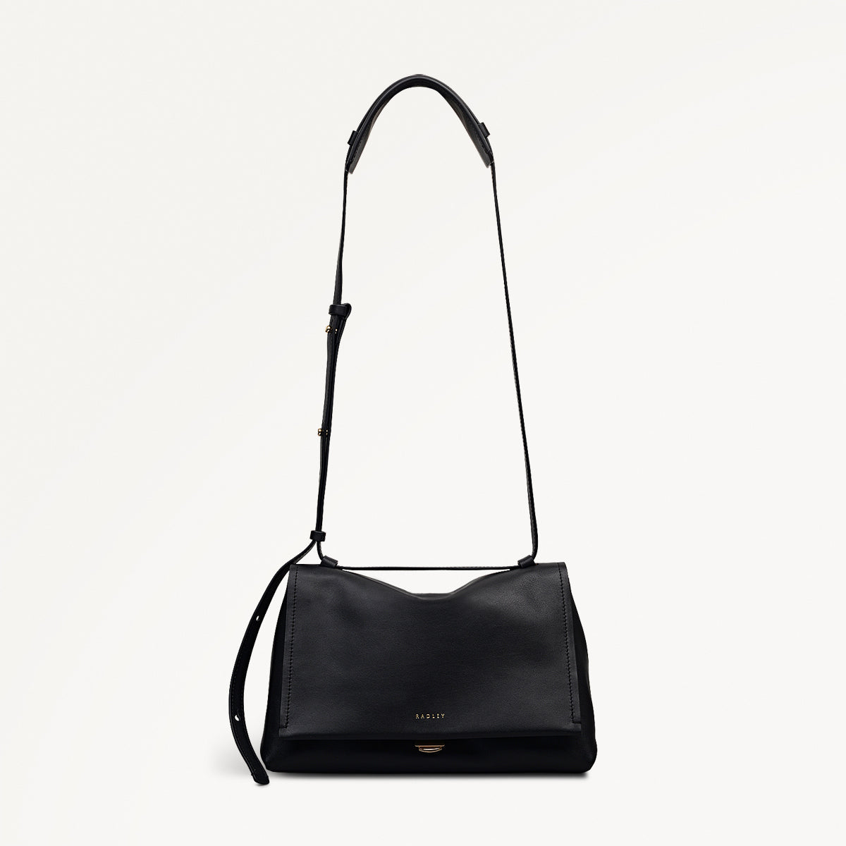 Radley London Black Medium Flapover Shoulder
