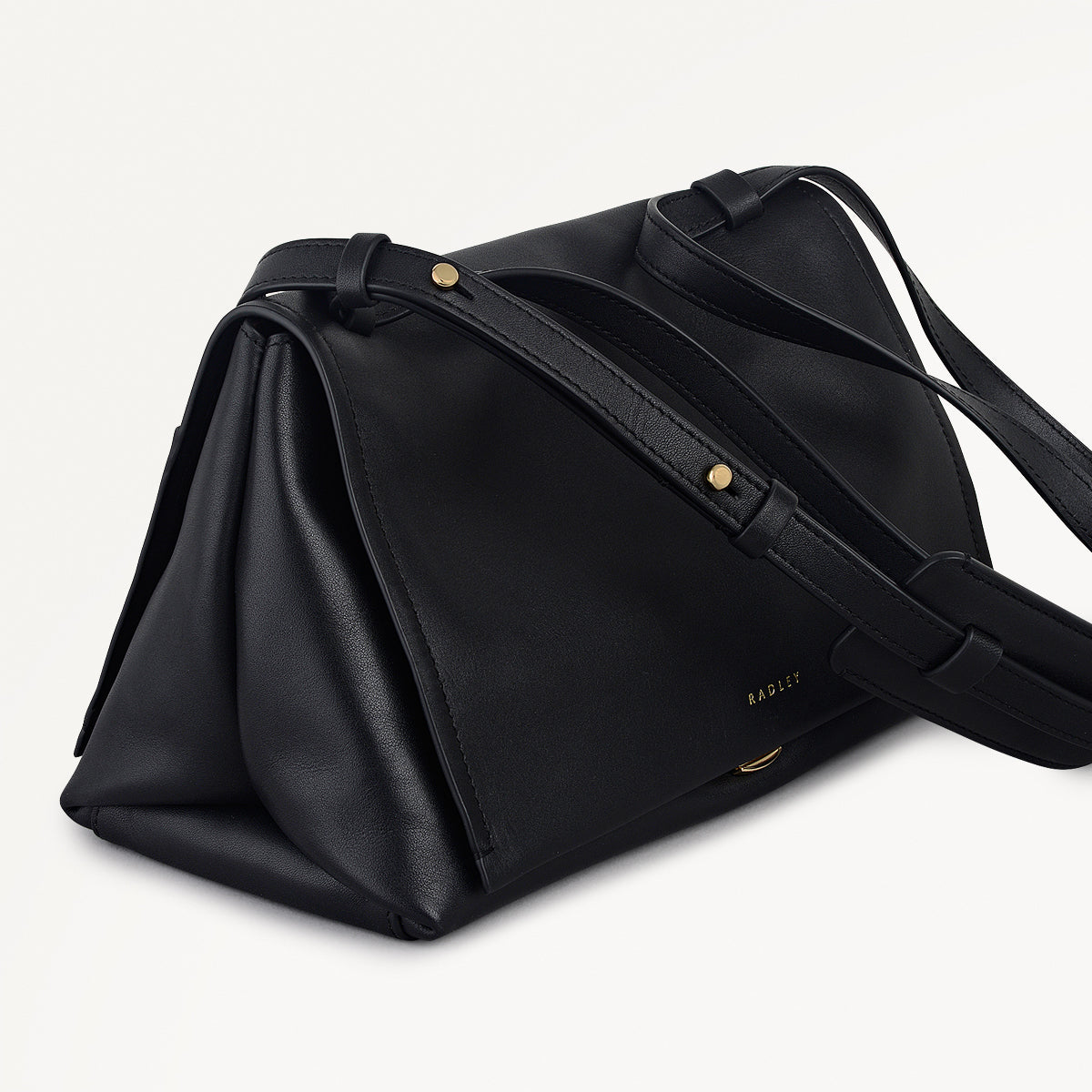 Radley London Black Medium Flapover Shoulder