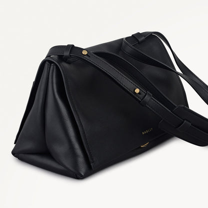 Radley London Black Medium Flapover Shoulder