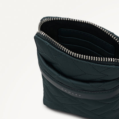 Radley London Teal Medium Zip Phone Cross Body