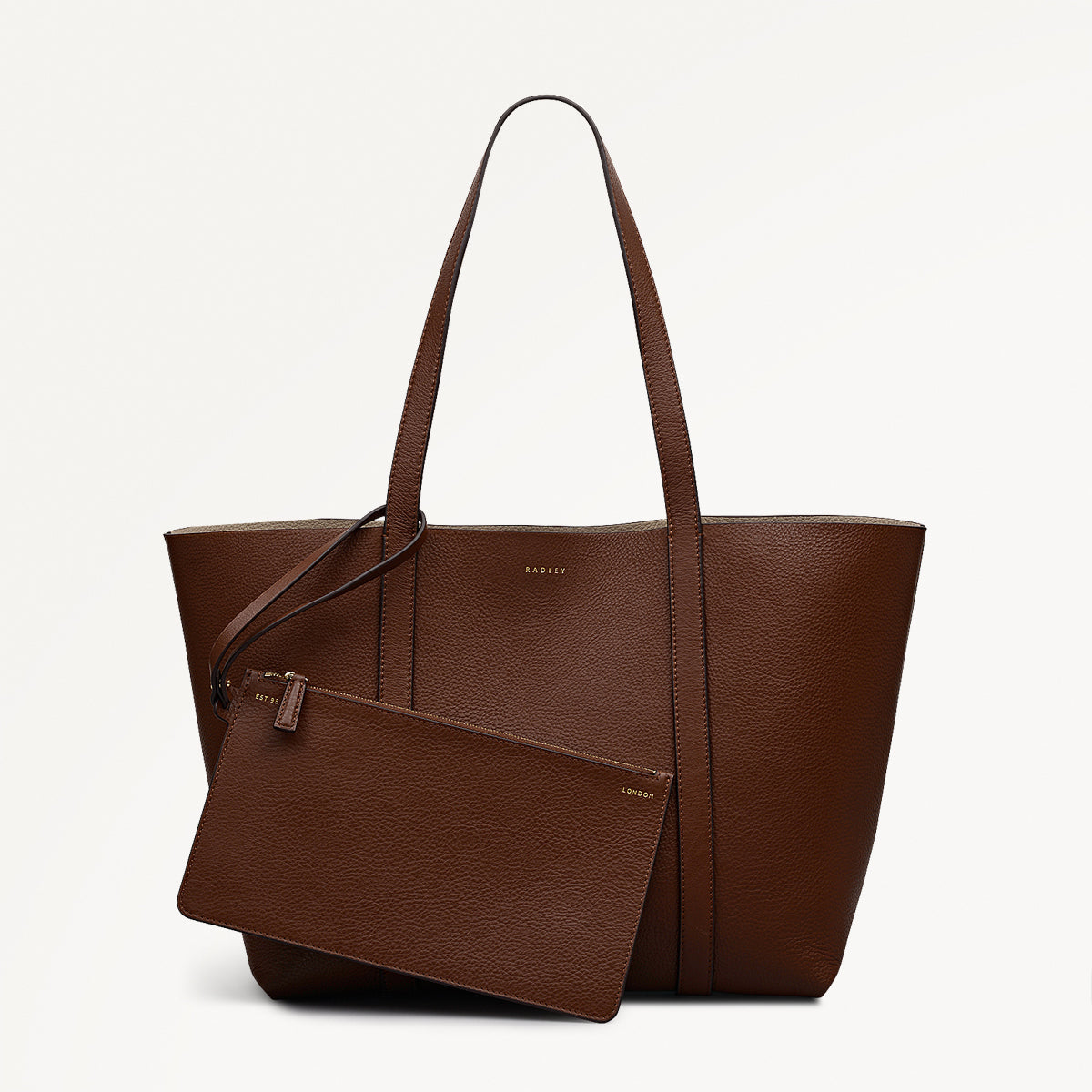 Radley London Chocolate Large Open Top Tote