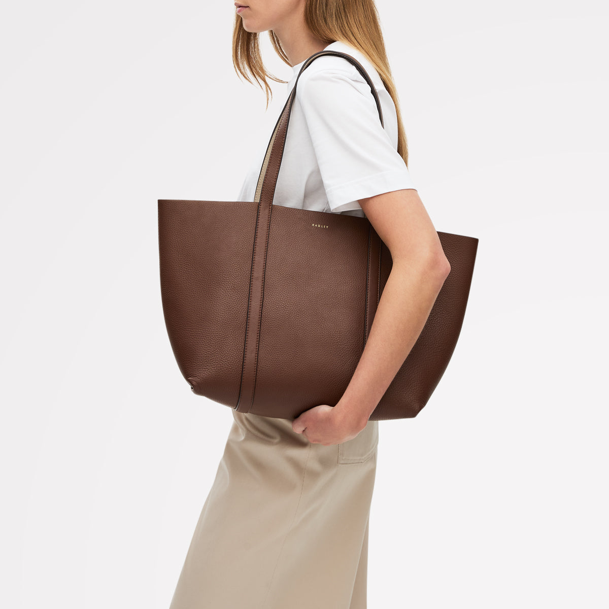 Radley London Chocolate Large Open Top Tote