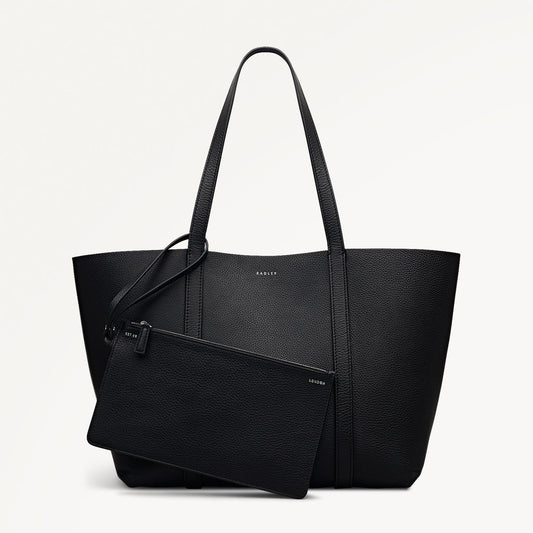 Radley London Black Large Open Top Tote