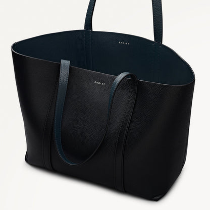 Radley London Black Large Open Top Tote
