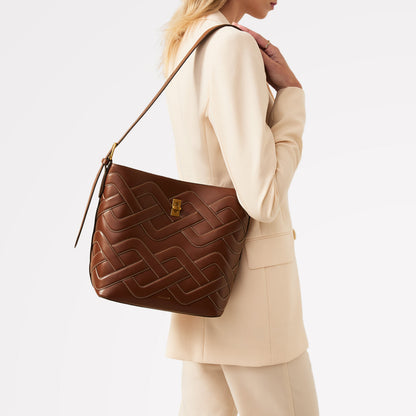 Radley London Tortoise Brown Large Bucket Bag