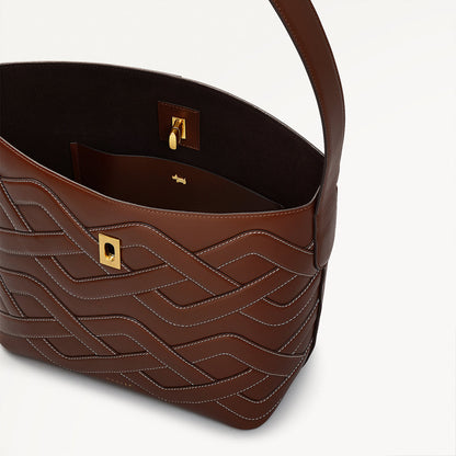 Radley London Tortoise Brown Large Bucket Bag