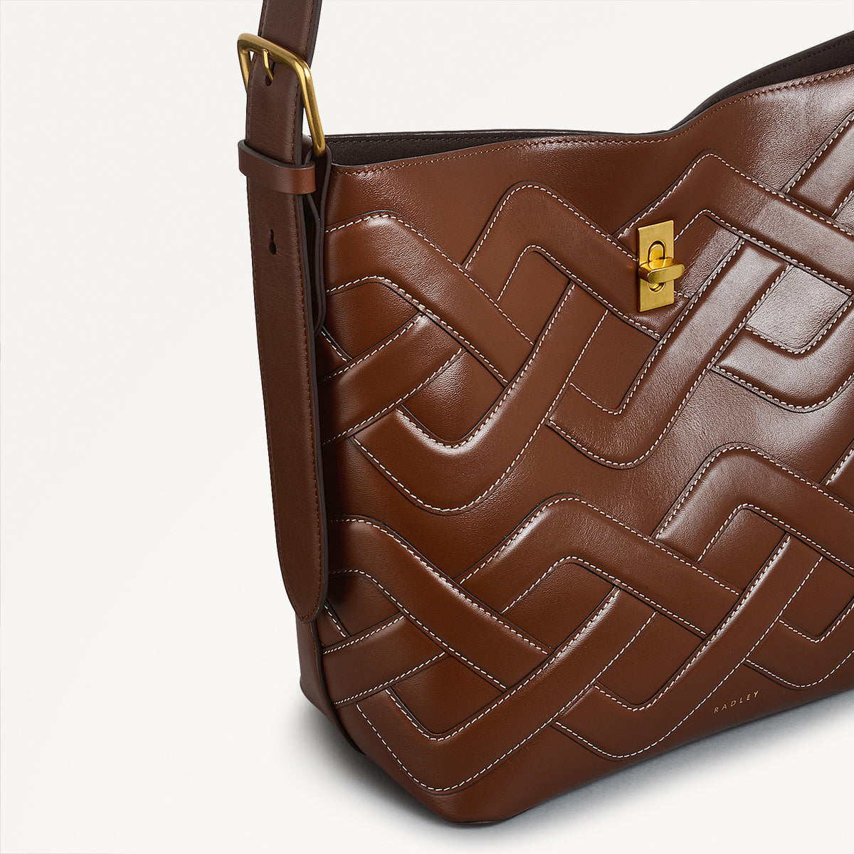 Radley London Tortoise Brown Large Bucket Bag