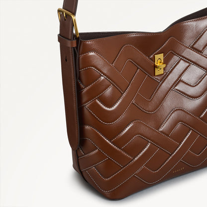 Radley London Tortoise Brown Large Bucket Bag