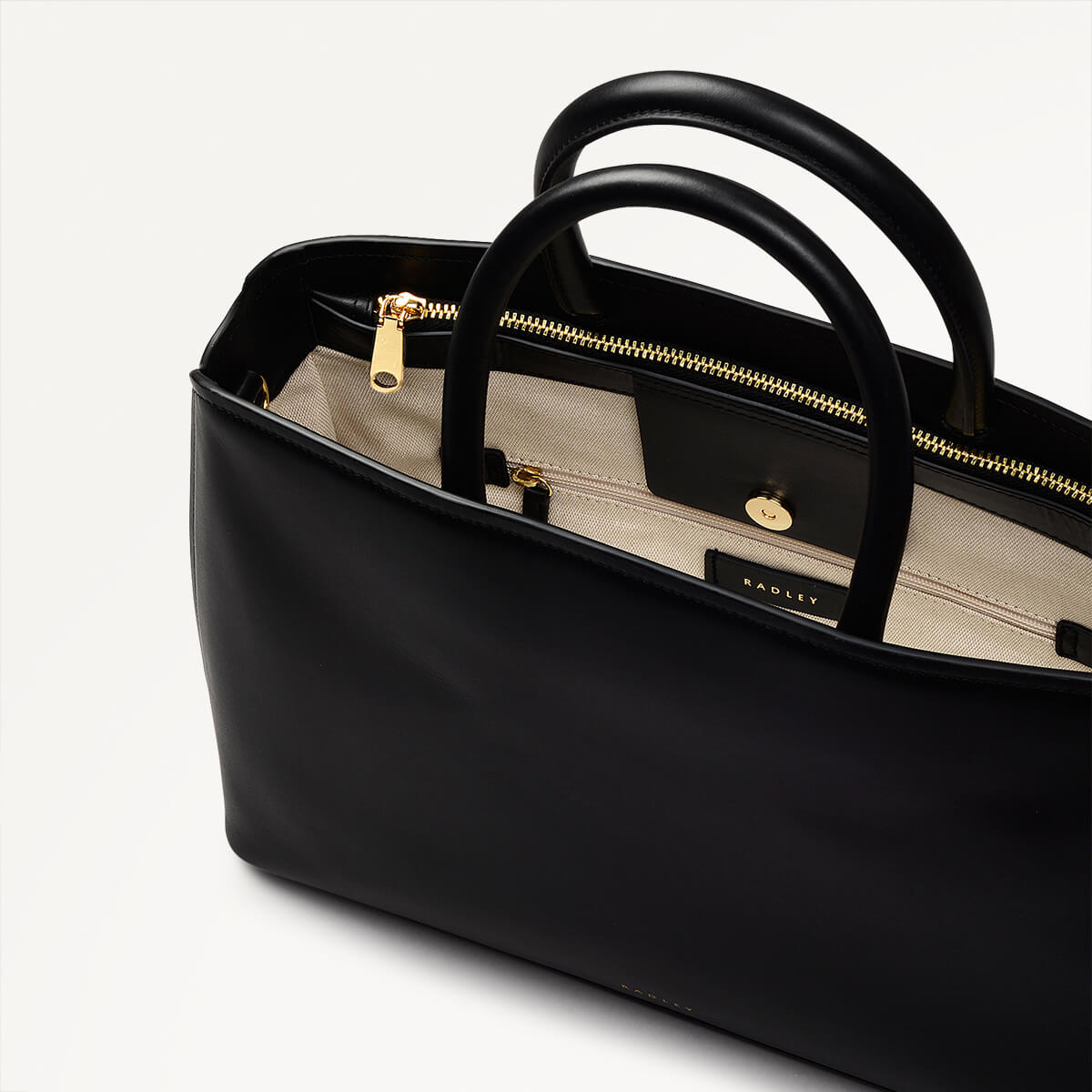 Radley London Black Medium Ziptop Grab