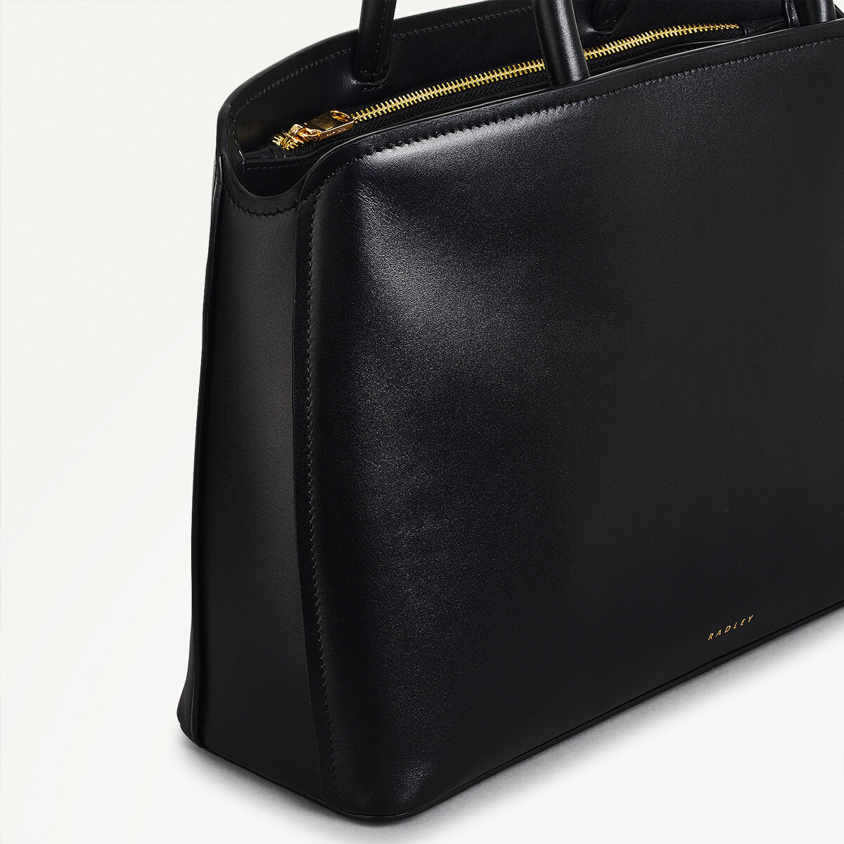Radley London Black Medium Ziptop Grab