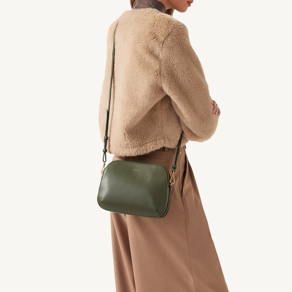 Radley London Dark Olive Green Crossbody Bag