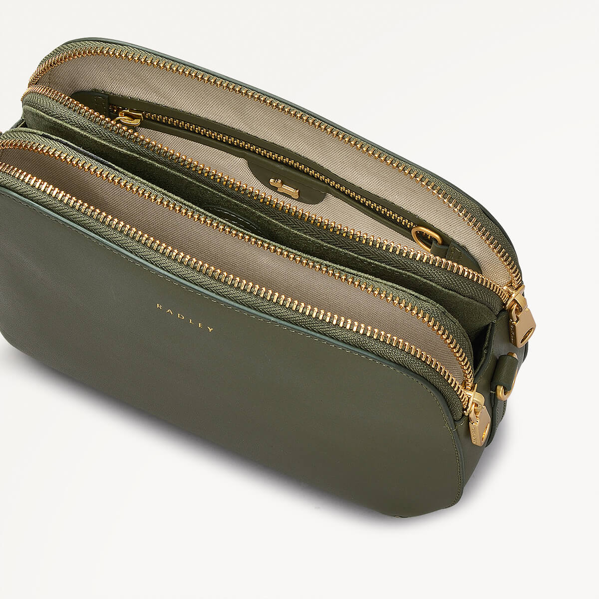 Radley London Dark Olive Green Crossbody Bag