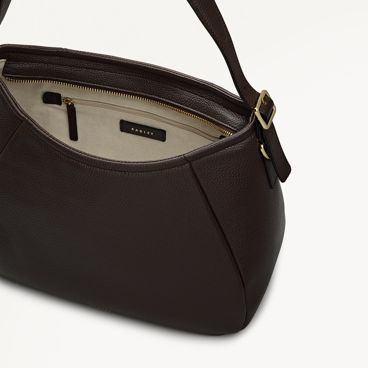 Radley London Dark Oak Medium Ziptop Shoulder