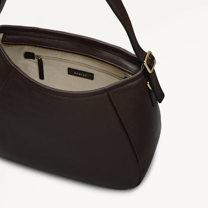 Radley London Dark Oak Medium Ziptop Shoulder