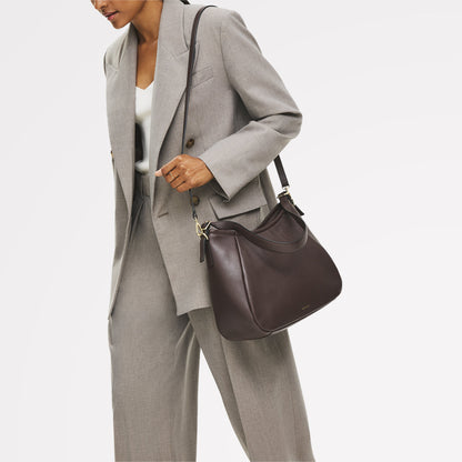 Radley London Dark Oak Medium Ziptop Shoulder