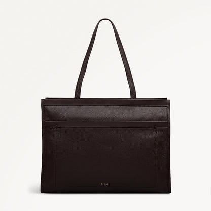 Radley London Dark Oak Large Ziptop Workbag