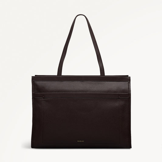 Radley London Dark Oak Large Ziptop Workbag