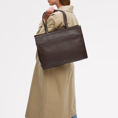 Radley London Dark Oak Large Ziptop Workbag