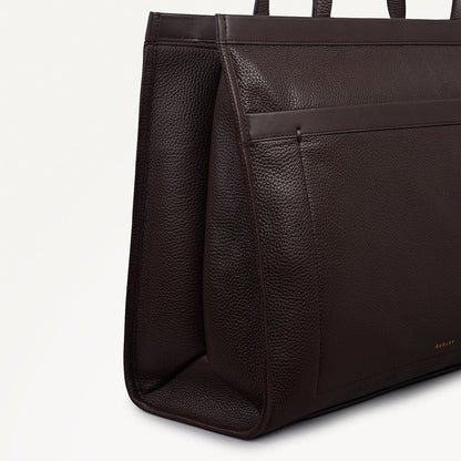 Radley London Dark Oak Large Ziptop Workbag