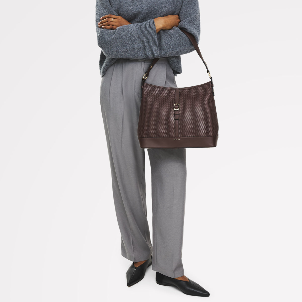 Radley London Mahogany Medium Ziptop Shoulder