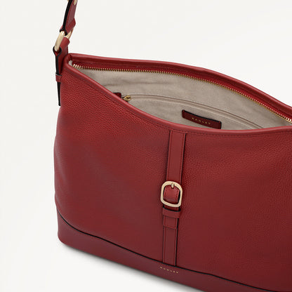 Radley London Claret Medium Ziptop Shoulder