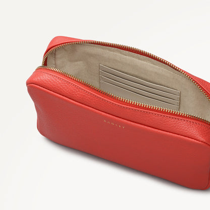 Radley London Red Mini Zip Around Cross Body