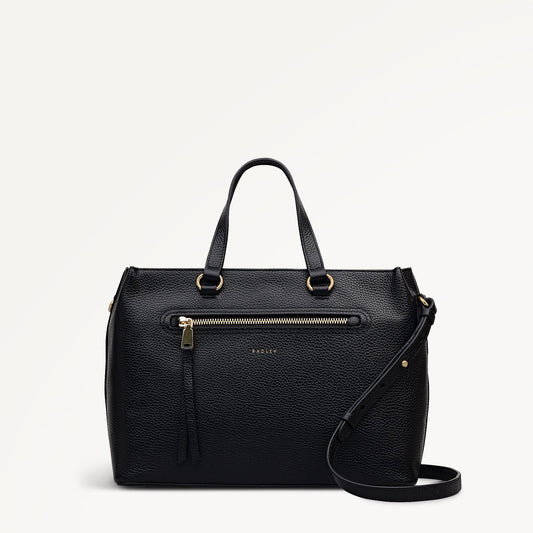 Radley London Black Medium Ziptop Grab