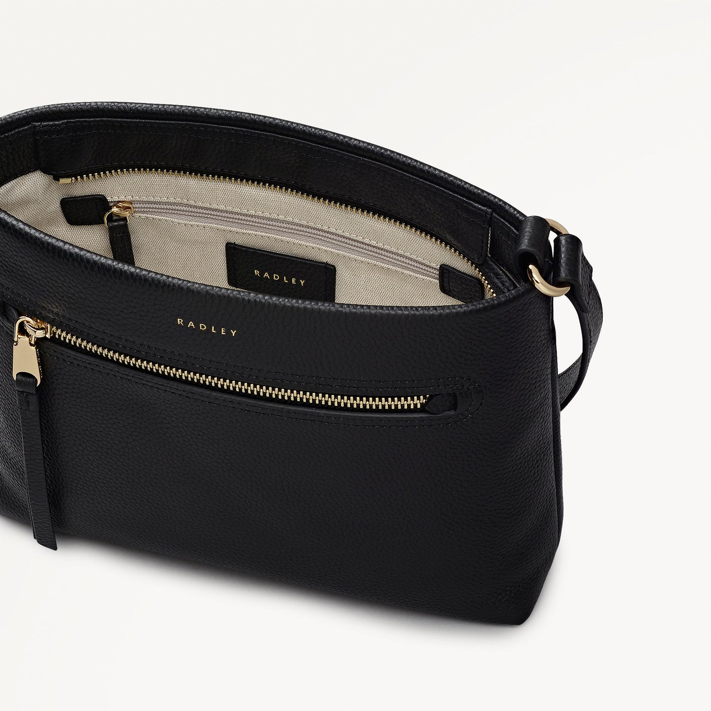Radley London Black Small Ziptop Cross Body