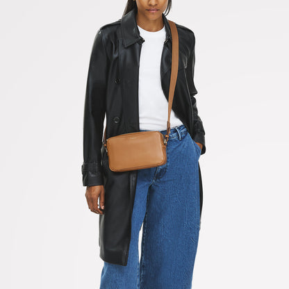 Radley London Indus Tan Mini Zip Around Cross Body