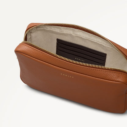 Radley London Indus Tan Mini Zip Around Cross Body