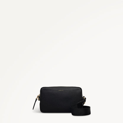 Radley London Black Mini Zip Around Cross Body